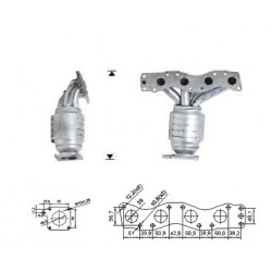 Magnaflow Catalytic Converter for SUBARU SUZUKI