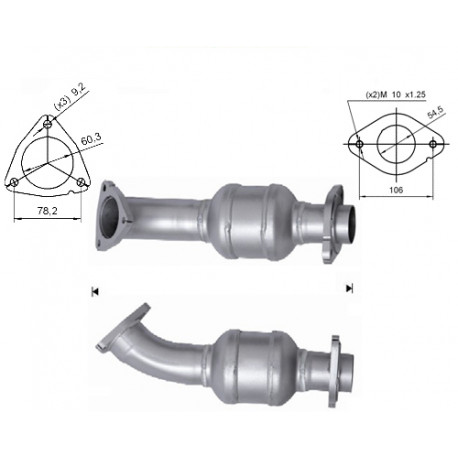 Direc fit CAT and DPF Magnaflow Magnaflow Catalytic Converter for SUZUKI | races-shop.com