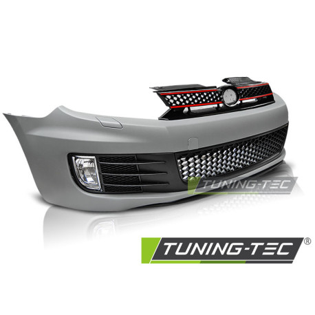 Outlet FRONT BUMPER SPORT fits VW GOLF 6 INCOMPLETE | races-shop.com