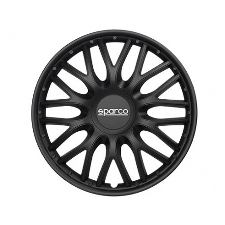 Outlet SPARCO wheel covers ROMA - 14" (Black) DAMAGED | races-shop.com