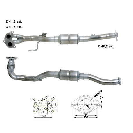 Direc fit CAT and DPF Magnaflow Magnaflow Catalytic Converter for TOYOTA | races-shop.com