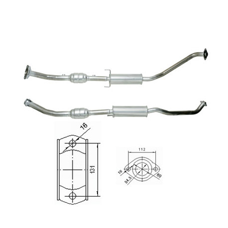 Direc fit CAT and DPF Magnaflow Magnaflow Catalytic Converter for TOYOTA | races-shop.com
