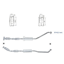 Magnaflow Catalytic Converter for TOYOTA