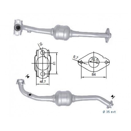 Direc fit CAT and DPF Magnaflow Magnaflow Catalytic Converter for TOYOTA | races-shop.com