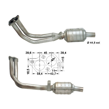 Direc fit CAT and DPF Magnaflow Magnaflow Catalytic Converter for VOLKSWAGEN | races-shop.com