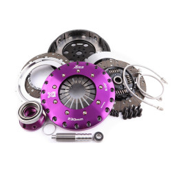 KSU23623-2A Xtreme Performance 230mm Sprung hub Organic Twin Plate Clutch Kit Incl Flywheel & CSC 1000Nm
