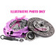 Clutches and flywheels Xtreme KMI23012-1AX Clutch Kit Xtreme Performance Extra Heavy Duty Organic | races-shop.com