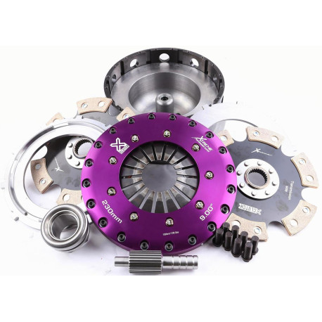 Clutches and flywheels Xtreme KHN23591-2E Xtreme Performance 230mm Rigid Ceramic Twin Plate Clutch Kit Incl Flywheel 1800Nm | races-shop.com