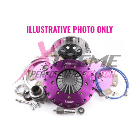 Clutches and flywheels Xtreme KFD23661-2E Xtreme Performance 230mm Rigid Ceramic Twin Plate Clutch Kit Incl Flywheel & CSC 1800Nm | races-shop.com