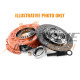 Clutches and flywheels Xtreme KFD23016-1A Clutch Kit Xtreme Outback Heavy Duty Organic 850Kg | races-shop.com
