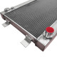 Outlet Universal aluminium radiator (2 inputs and 2 outputs) - 650x510x63mm DAMAGED | races-shop.com