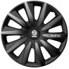 SPARCO wheel covers MILANO - 14" (Black/Grey)