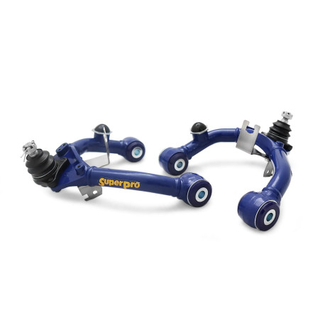 SuperPro SuperPro Front Upper Control Arm Complete Assembly Fixed Offset + Ball Joint for Mitsubishi L200/Triton/Pajero Sport | races-shop.com