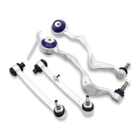 Polyurethane bushings SuperPro Front Control and Radius Alloy Arm Kit + Ball Joint for BMW 1/3 | races-shop.com