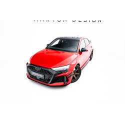 Street Pro Front Splitter Audi RS3 Sedan 8Y Facelift (black)