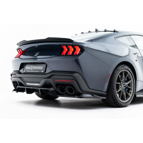 Body kit and visual accessories Rear Splitter (with vertical bars) Ford Mustang Dark Horse Mk7 | races-shop.com