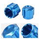Design accessories and engine covers Aluminum Air Conditioning A/C Line Caps For BMW E36/ E46/ E60/ E90/ E92/ Z4 E85 | races-shop.com