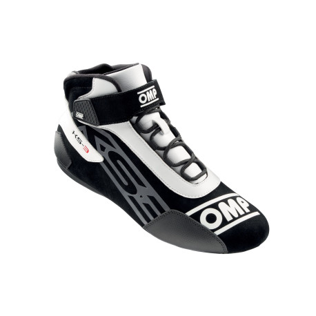 Shoes Karting shoes OMP KS-3, black/white | races-shop.com