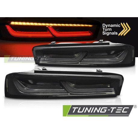 Lighting LED TAILIGHTS SMOKE BLACK fits CHEVROLET CAMARO 16-18 | races-shop.com