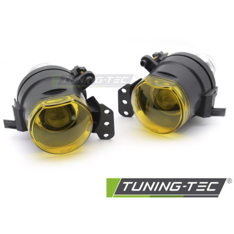 Lighting PROJECTOR FOG fits BMW E90 E60 E63 X3 E83, YELLOW | races-shop.com