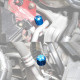 Design accessories and engine covers Aluminum A/C Service Valve Cap Cover For VW/ Audi/ Skoda | races-shop.com