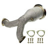 Downpipe with heat shield for VW Touareg III, EA839 engine, 2018+