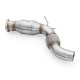 Down pipes and dump pipes Downpipe BMW F32, F33, F36 430d/dx, 435dx N57N, N57Z with silencer | races-shop.com