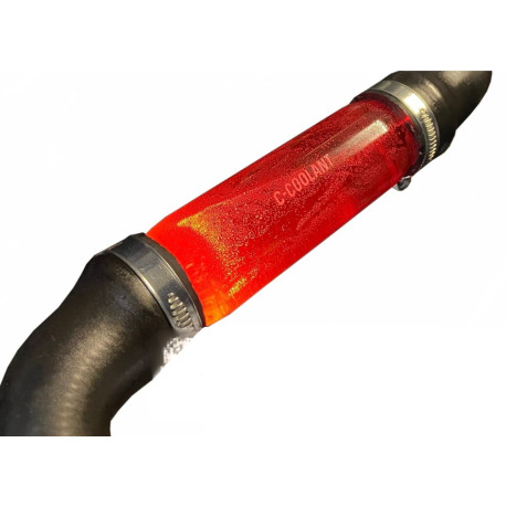 Transparent coolant pipes C-COOLANT - Transparent Coolant Pipes, short (38mm) | races-shop.com