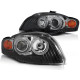 Lighting HEADLIGHTS ANGEL EYES BLACK for AUDI A4 B7 11.04-03.08 | races-shop.com