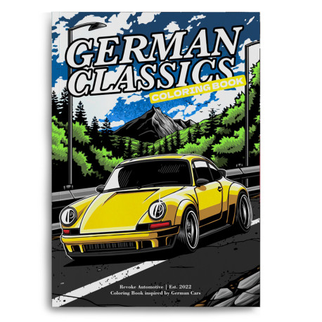 Promotional items Revoke "German Classics" colouring book - German cars | races-shop.com