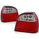 Lighting LED TAIL LIGHTS RED WHITE for VW GOLF 3 09.91-08.97 | races-shop.com
