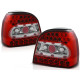 Lighting LED TAIL LIGHTS RED WHITE for VW GOLF 3 09.91-08.97 | races-shop.com