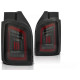 Lighting LED BAR TAIL LIGHTS SMOKE BLACK RED fits VW T5 04.03-09 / 10-15 | races-shop.com