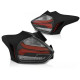 Lighting FORD FOCUS 3 15-18 HATCHBACK BLACK RED SEQ LED | races-shop.com