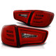 Lighting KIA SPORTAGE III 10-04.14 RED WHITE LED BAR | races-shop.com