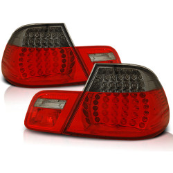 LED TAIL LIGHTS RED SMOKE for BMW E46 04.99-03.03 COUPE