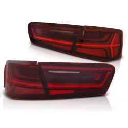 LED BAR TAIL LIGHTS RED WHITE SEQ fits AUDI A6 C7 11-14 LIMOUSINE