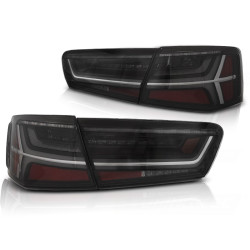 LED BAR TAIL LIGHTS SMOKE SEQ fits AUDI A6 C7 11-14 LIMOUSINE