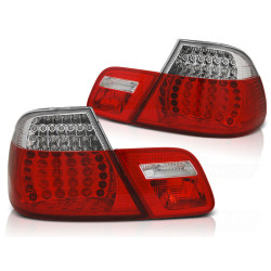 LED TAIL LIGHTS RED WHITE SEQ fits BMW E46 04.99-03.03 COUPE