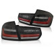 Lighting LED BAR SEQ TAIL LIGHTS BLACK fits BMW F30 11-18 | races-shop.com