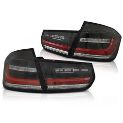 LED BAR SEQ TAIL LIGHTS BLACK fits BMW F30 11-18