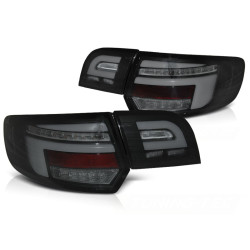 LED BAR TAIL LIGHTS BLACK SEQ fits AUDI A3 8P 5D 08-12