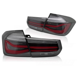 LED BAR SEQ TAIL LIGHTS SMOKE fits BMW F30 11-18