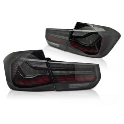 OLED TAIL LIGHTS SMOKE fits BMW F30 11-18