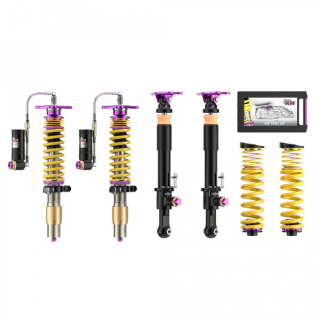 Height adjustable suspension - Coilovers KW Suspension V4 Clubsport Coilover Kit for BMW M2/M3/M4 (G8X) | races-shop.com