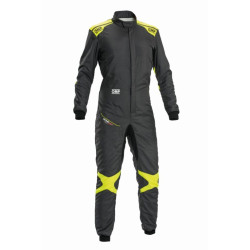 FIA racing suit OMP ONE EVO Air, grey/fluo/yellow