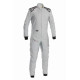 Suits FIA racing suit OMP ONE EVO Air, silver/grey | races-shop.com