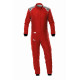 FIA racing suit OMP ONE-S Air, red/white