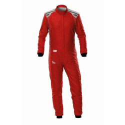 FIA racing suit OMP ONE-S Air, red/white
