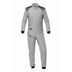 FIA race suit OMP ONE-S Air, silver/black